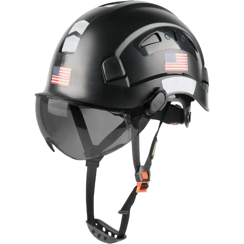 

Men's and women's 6-point suspension breathable ABS work helmets