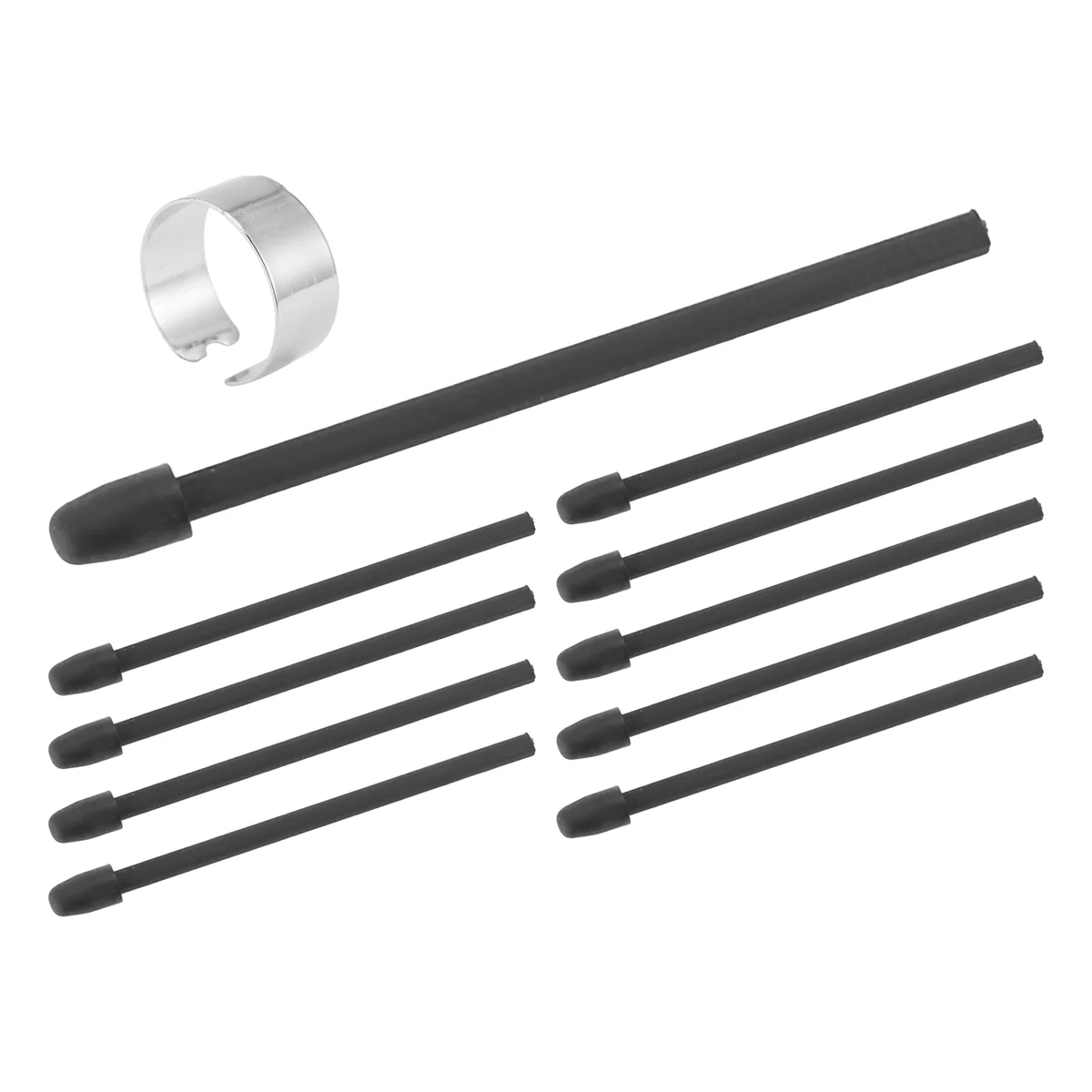 Abqr 10 peças de pontas de caneta marcadora para caneta notável 1/2 para caneta2/caneta mais pontas macias de substituição, pontas com ferramenta