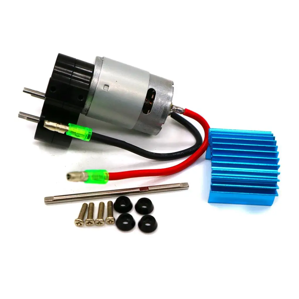 

RCGOFOLLOW 1/12 Aluminum Alloy Heat-resistant Brushed Motor Rc Brushed Motor For MN D90 MN-99 MN-91 FJ-45 RC Car Part