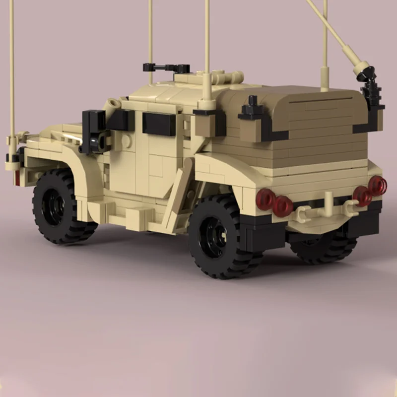 469 PCS War series Thales Hawkei - Australian Multirole Light Utility Vehicle MOC Customize Modular DIY Boys Toy Birthday Gift