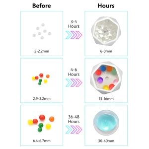 حبات مائية مع حقنة للأطفال ، حشو سحري ، مزيج قوس قزح ، كريستال منفرد للأطفال ، رصاص ناعم ، مسدسات هيدروجيل ، اكسسوارات ألعاب أفضل 12 مسدسات جل مبيعا - رقم 10