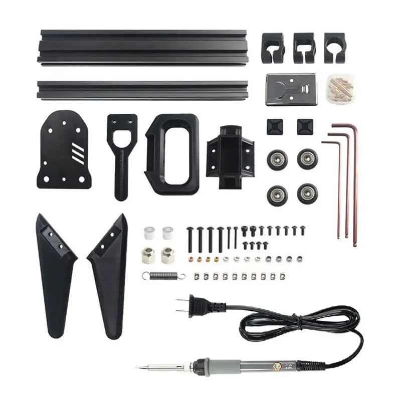 

AEE6-термонабор, пресс-инструмент с паяльным наконечником, гайка-вставка с резьбой, встроенный комплект для аксессуаров для 3D-печати