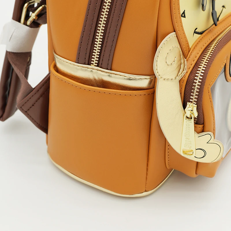 Beauty and The Beast Cogsworth Cartoon Clock Shaped Backpack Fashion Gift Cosplay Mini Backpack view 5