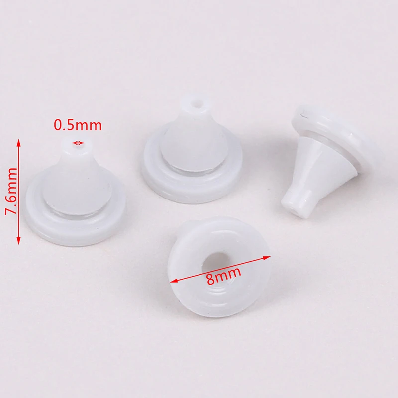 50PCS Shower Head Silicone Sprinkler Head Spout Top Spray Parts Parts Shower Silicone Water Shower Accessories