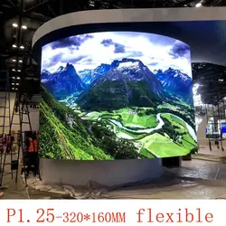 P1.25 Full Color HD Indoor Flexible Screen Panel LED Display RGB Matrix Module Advertising Computer Phone Control