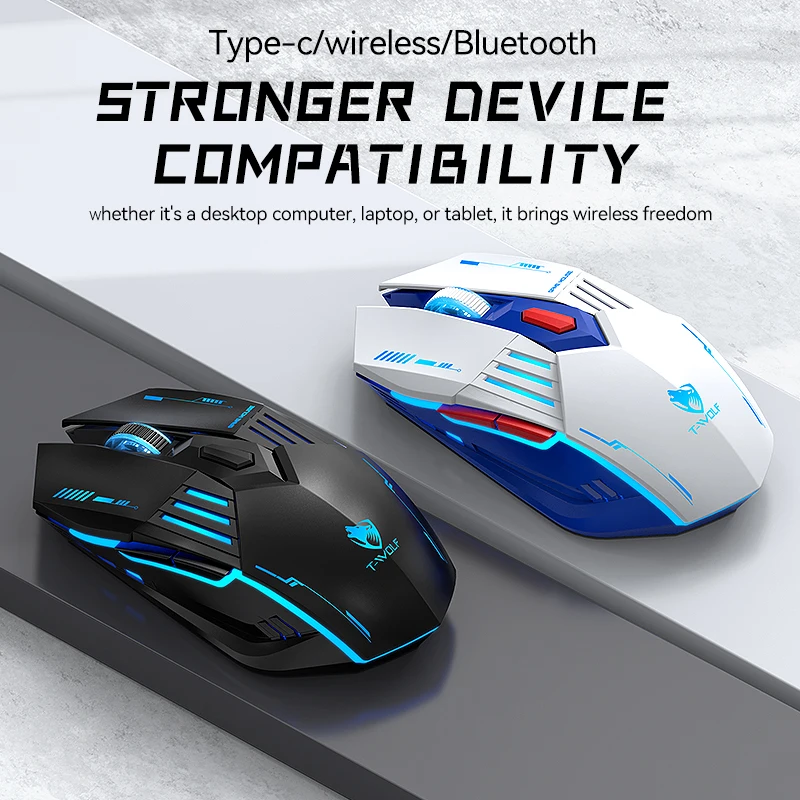 

Игровой компьютер, офисные аксессуары, лазерный USB-кабель для ноутбука + Bluetooth + мышь 2,4G, колесо с RGB-подсветкой, эргономичный, 3 точек на дюйм, регулируемый