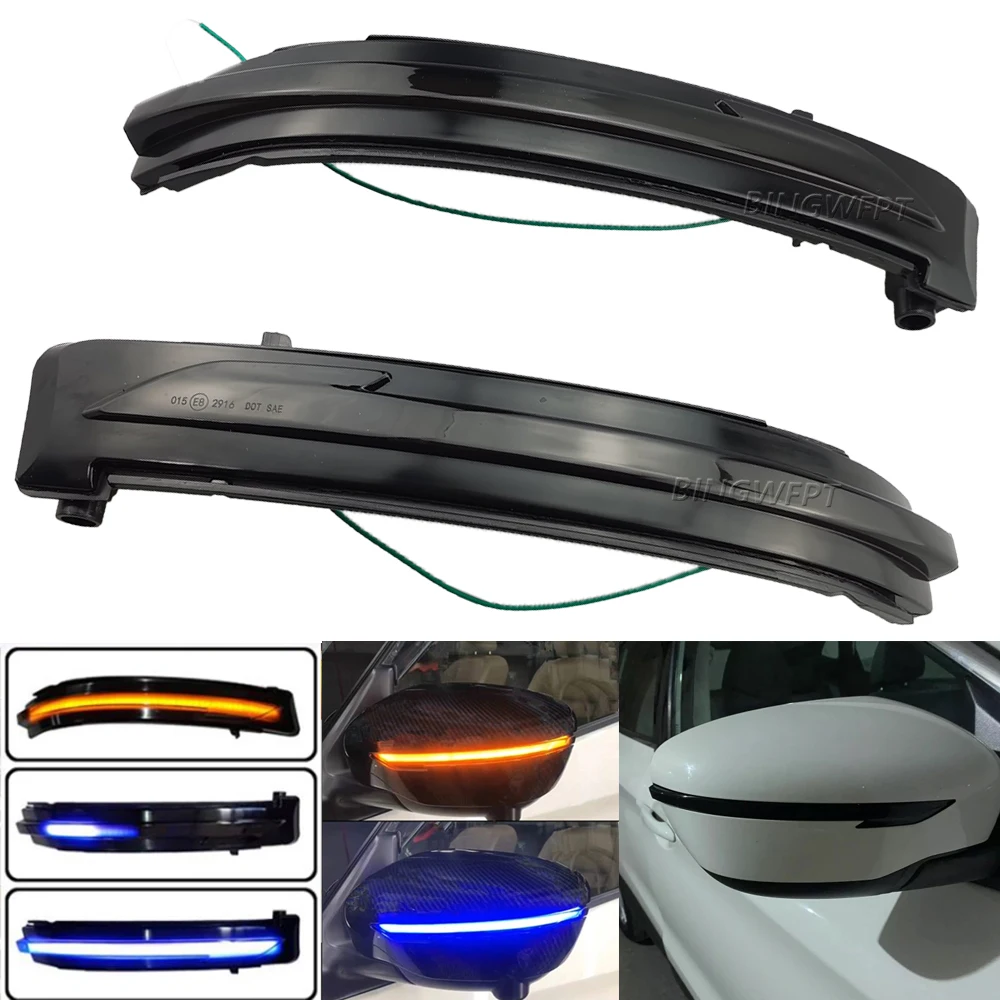 Car Side Wing Rear Mirror Indicator Parts For Nissan X-Trail T32 Qashqai J11 Murano Z52 Navara NP300 Dynamic Turn Signal Light - view 3