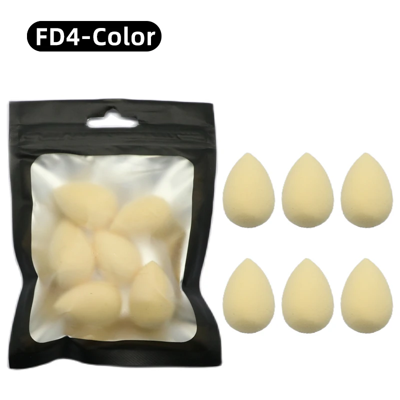 OGEYER 6 pçs Mini Esponja de Maquiagem Puff Beleza Pó Esponja para Maquiagem Corretivo Base Líquida Rosto Cosméticos Puff Make Up Sponge