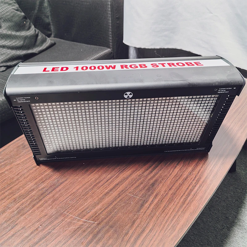 DMX512 RGBW Strobe Light 200W 1080×0.2W Lamp Beads Disco Club DJ Blinder Lighting 6500K-7500K Horse Racing Wash Stage Lighting