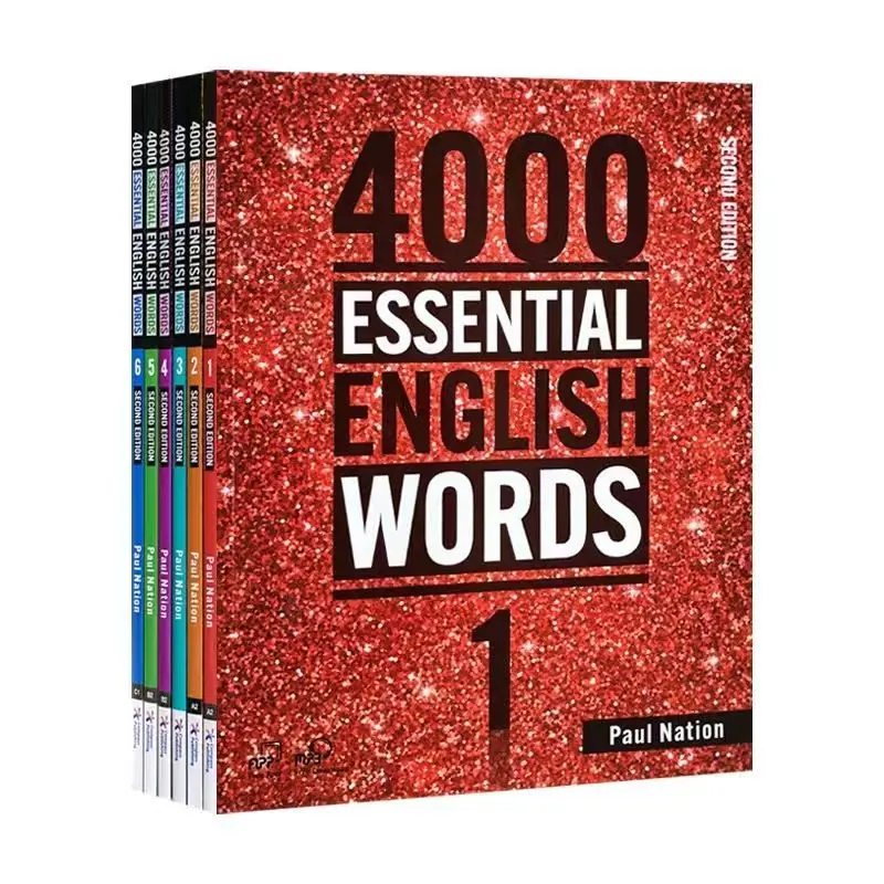 SAT Core Words English Vocabulary Book，New 6 Books/Set 4000 Essential English Words Level 1-6