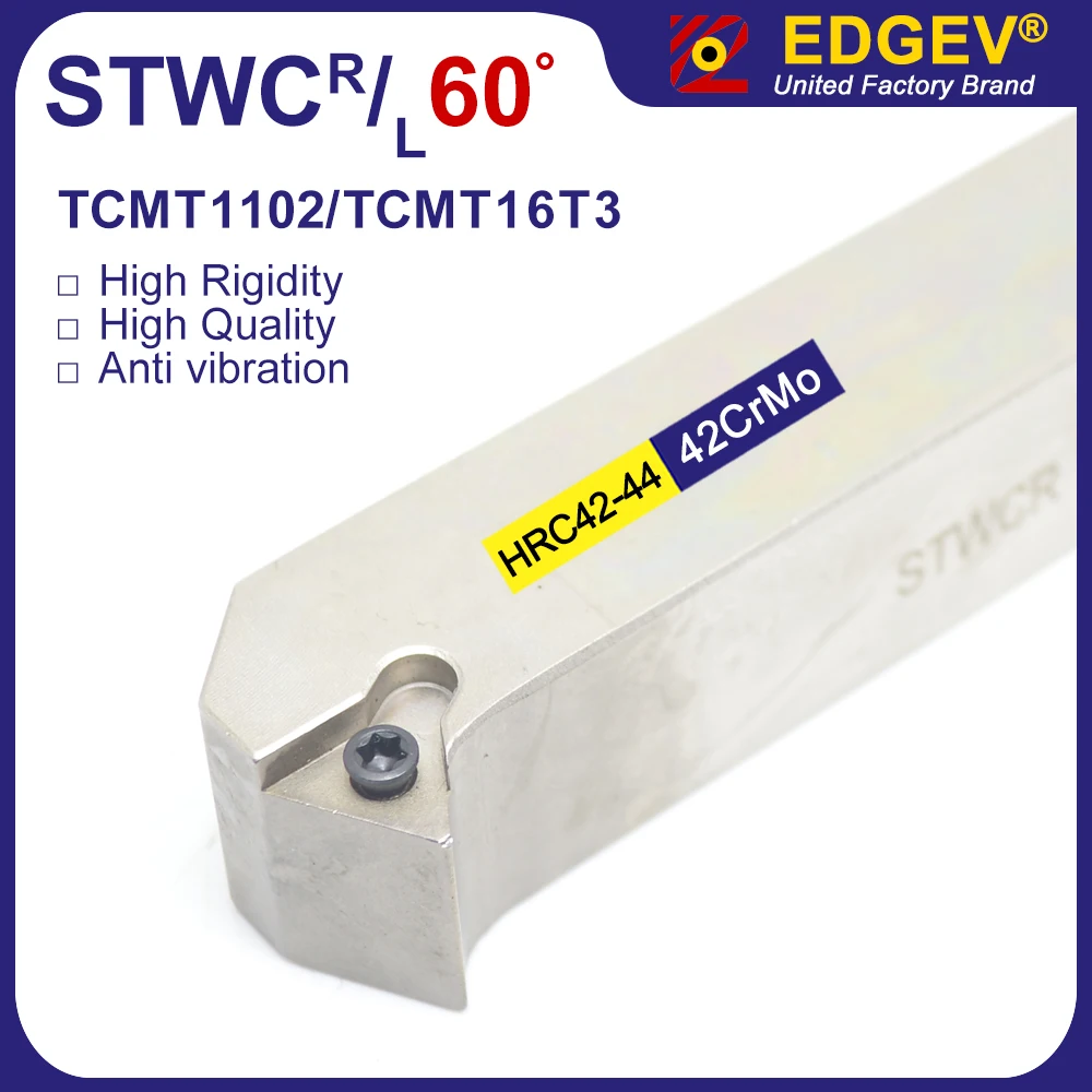 

STWCR STWCL Внешний токарный инструмент STWCR1212 STWCR1616 STWCR2020 STWCR2525 Токарный станок по металлу винтового типа TCMT16T304 Держатель TCMT