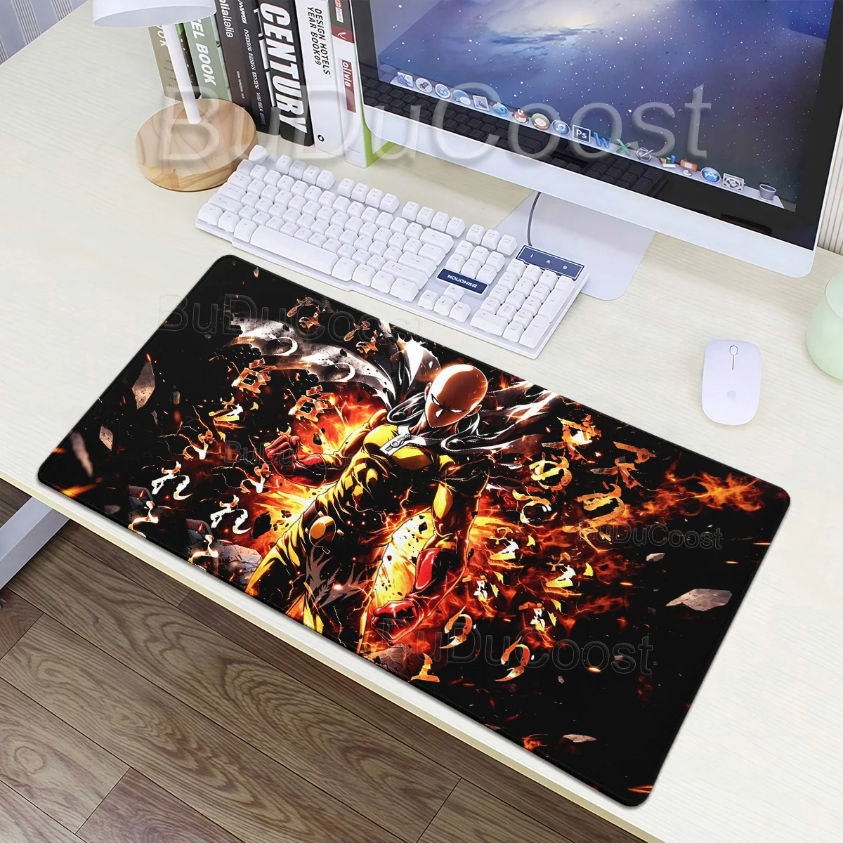 One-Punch Man HD Print Rubber Mouse Pad Non-slip Thickened Large Writing Lockedge Office Student Gaming Cushion MousePad Carpet