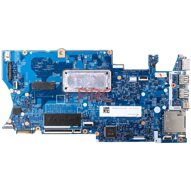 18755-1 For HP X360 14M 14-BA Laptop Motherboard L39180-001 SREJQ Core i5-8265U Notebook Mainboard Tested