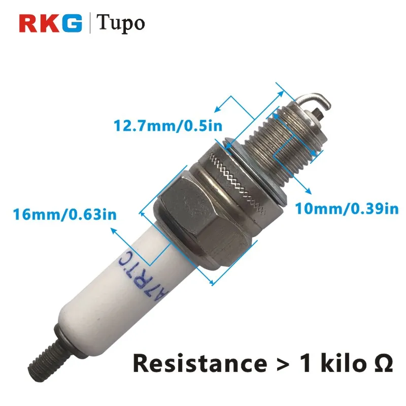 Tupo Candle Spark Plug Fits NGK C6HSA CR6HSA C7HSA CR7HSA BOSCH UR4AS UR3AS CHAMPION Z9Y Z8 TORCH A7TC A7RTC Original Part