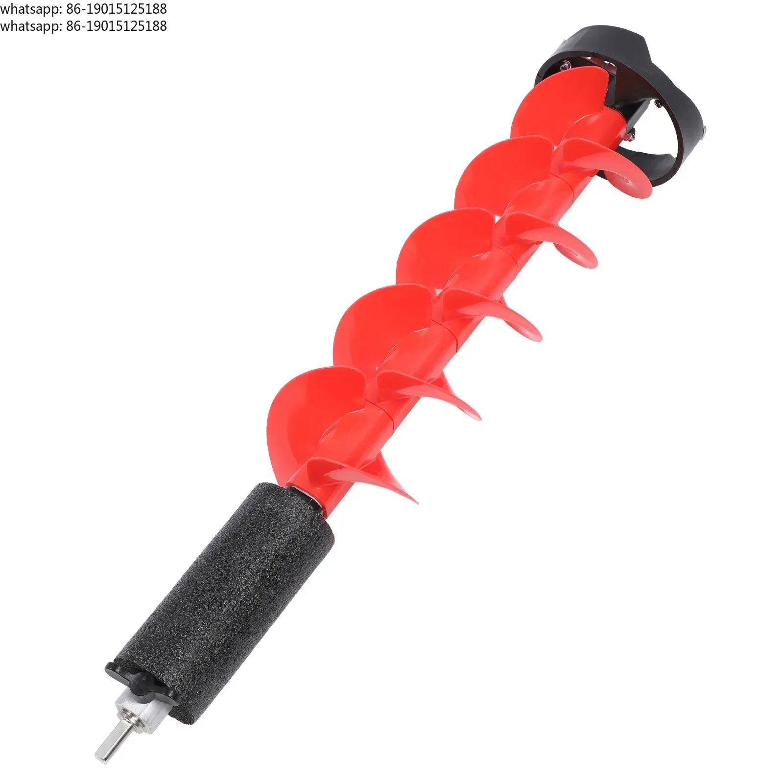 28in Ice Auger Kit Nylon Drill Steel Cutter 6in Cutting Diameter Ice Drill Auger with Positioner