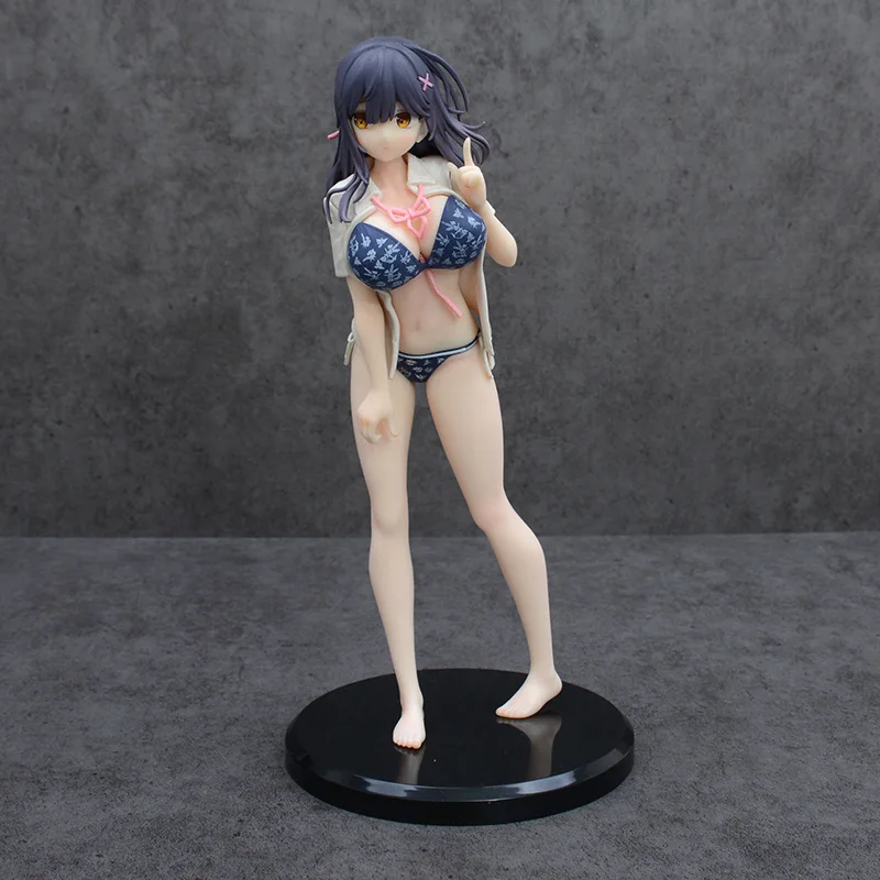 Mengdi Anime-Figur Nanami Yuno Bikini Badeanzug Stehende PVC-Sammlerfigur Desktop-Dekoration für Erwachsene Anime-Sammler