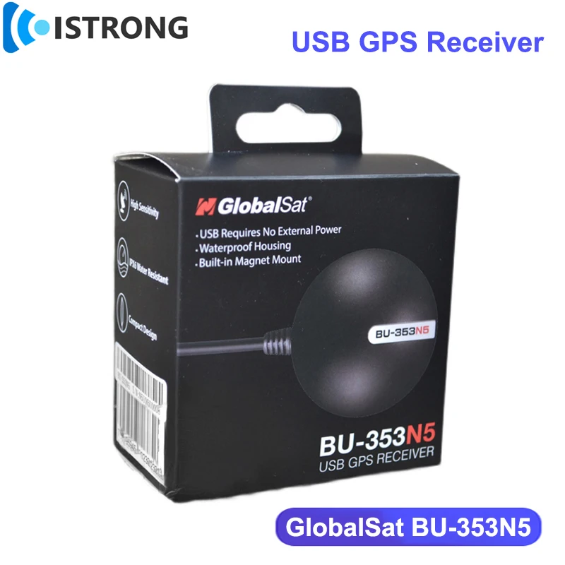 

GlobalSat BU-353N5 USB GPS Receiver GPS GLONASS BDS QZS SBAS Satellites Navigation Positioning Booster MediaTek Replace BU-353S4