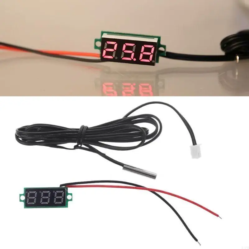 

E1PD 0.28" Digital Thermometer with NTC Metal Waterproof for Fishpond Water