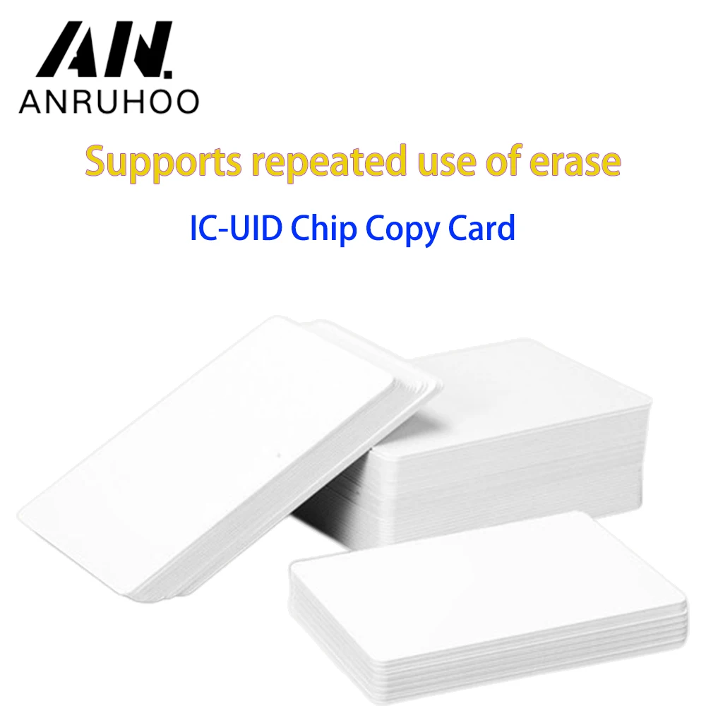 

5/10pcs Rfid Smart Chip Card Ic Uid Tag 0 Sector Can Be Modified Repeatedly Using 13.56mhz Label 1k S50 Token Badge Copy Clone