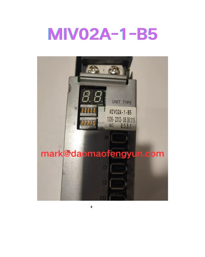 MIV02A-1-B5 Used servo drive test OK, fast delivery, DHL/FEDEX/UPS