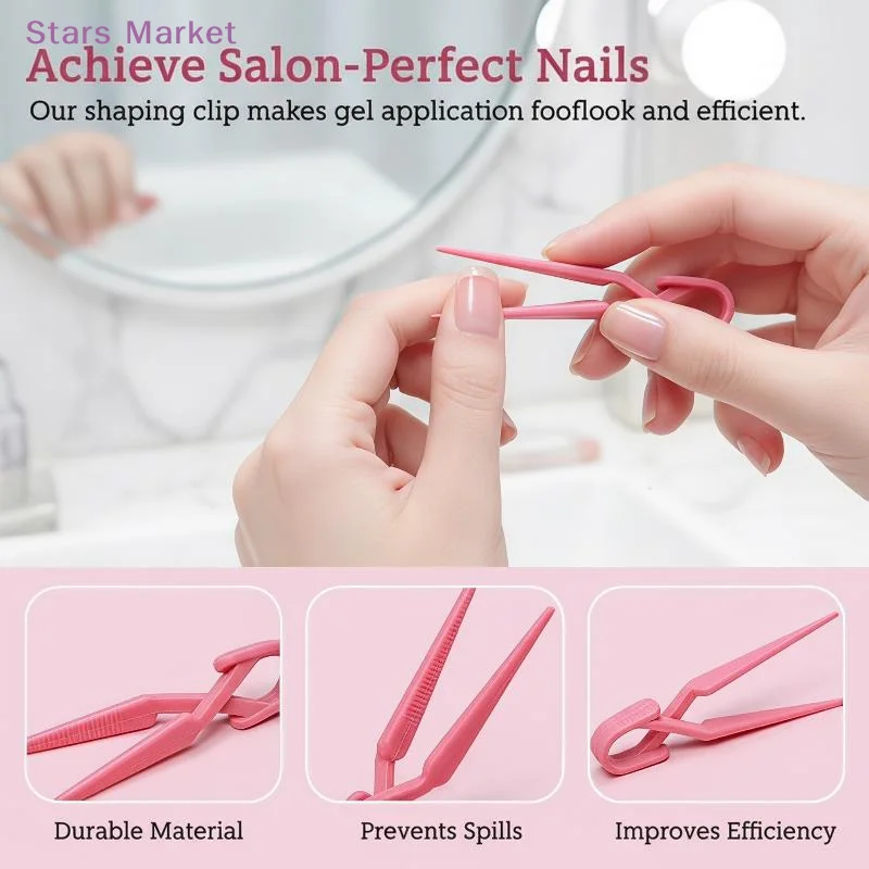 New 40pcs Nail Clip Shaping Clip Paint Spill-proof Mixed Color Nail Painting Protection Clip To Prevent Paint Leakage Nail Tools