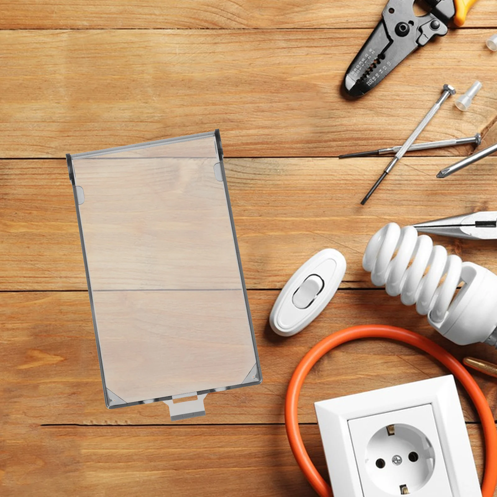 

Clear Outlet Covers Waterproof Receptacle Cover for Wet Environments Transparent Socket Protector Easy Install Remove