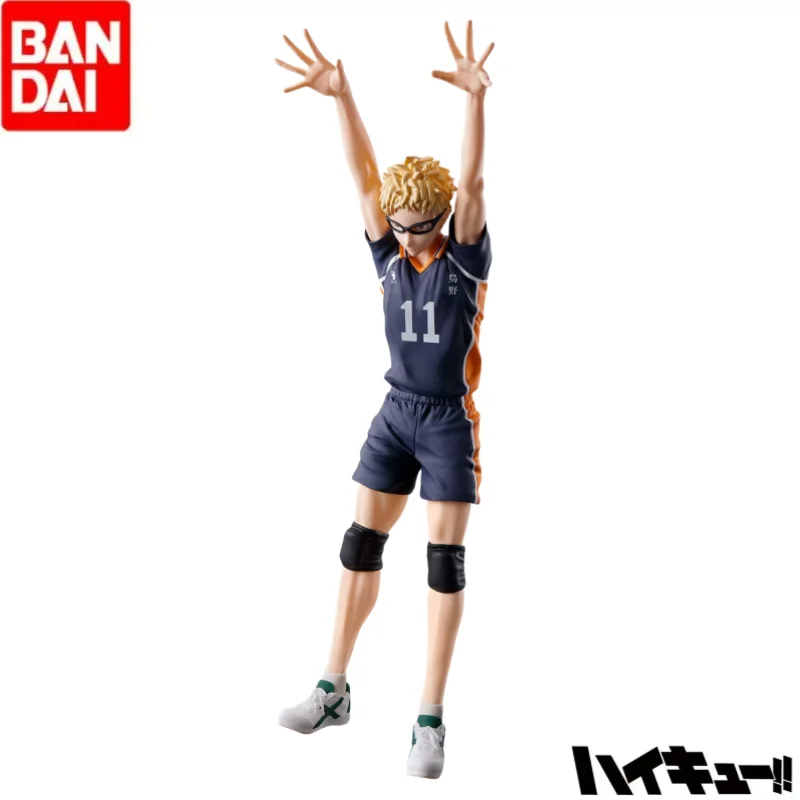 

In Stock Original Bandai Haikyuu!! Banpresto Kei Tsukishima Figurine Ornaments Model Funko Pop Holiday Gifts Anime Action Figure