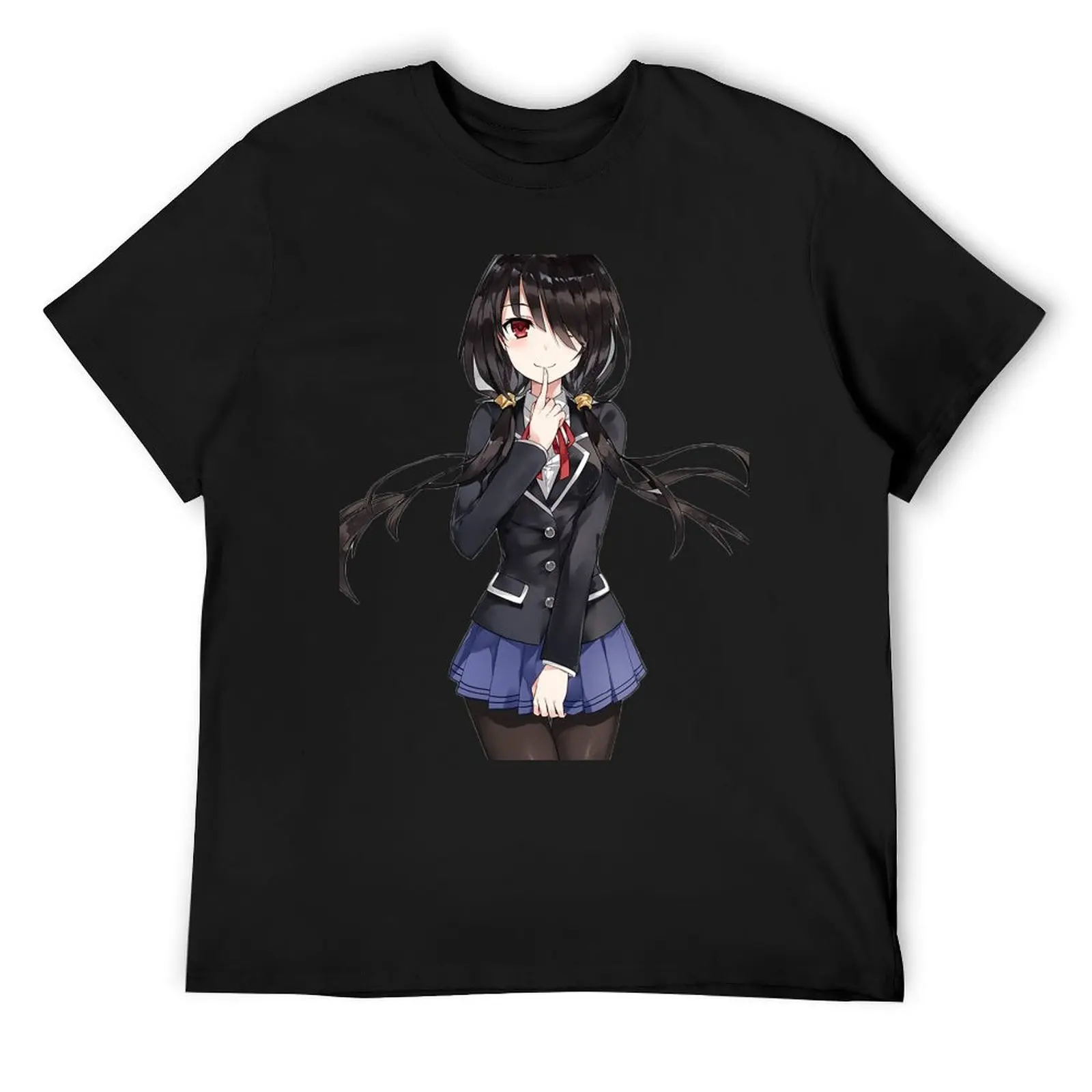 

Tokisaki Kurumi - Date A Live T-Shirt street wear man clothes oversized t shirt graphics funny t shirts for men
