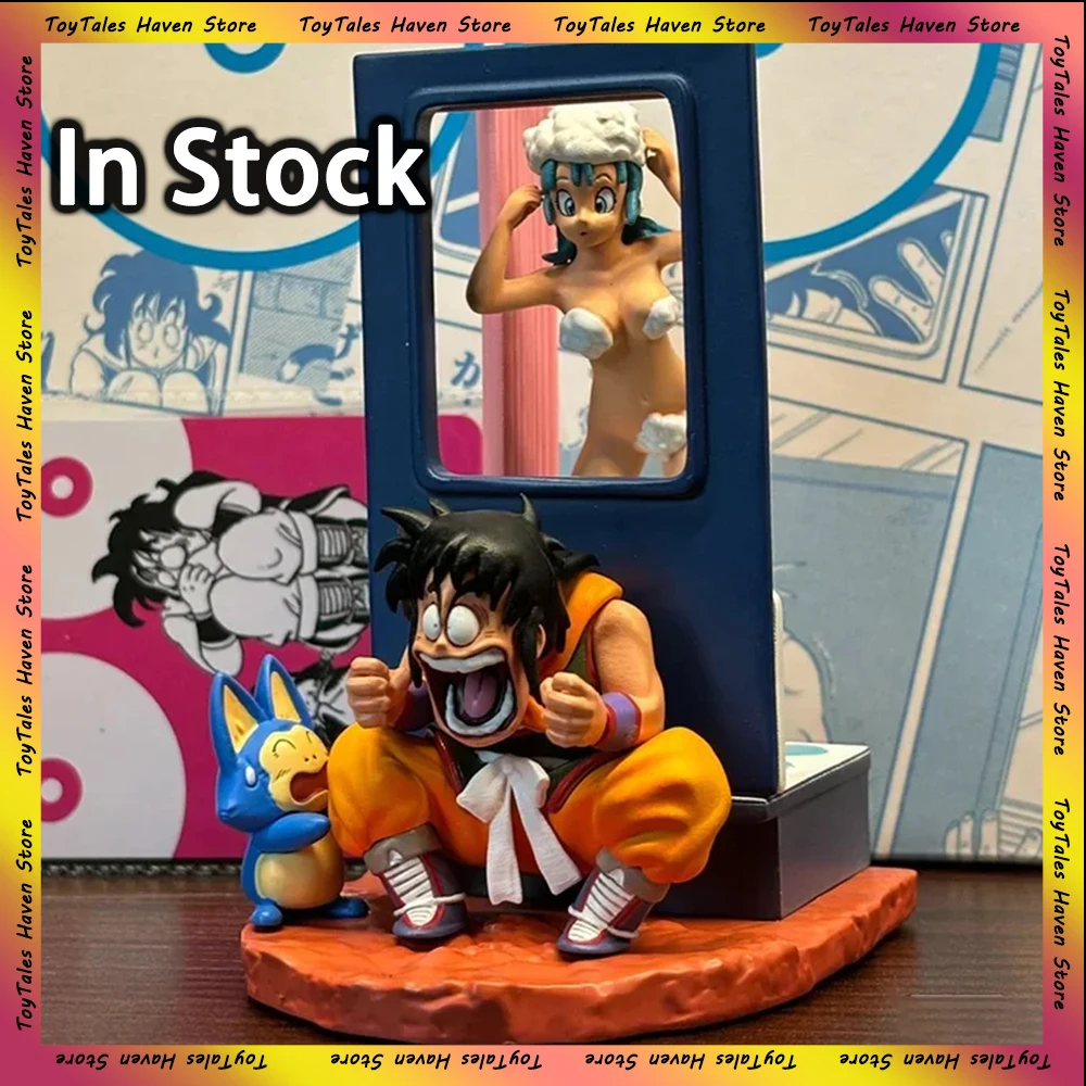 9cm Dragon Ball Z figurine Yamcha Anime Figurine Bulma Action Figures Pvc Statue Doll Collectible Models Toys Birthday Gifts