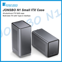 JONSBO N1 NAS Server Small Case Storage All-In-One Multimedia ITX Motherboard PC Case 5 Hard Disk Location Hot-Swappable Chassis