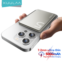 KUULAA Magsafe Power Bank 5000mAh Magnetic Wireless Phone Charger External Battery 20W Fast Charging For iPhone 16 15 PowerBank