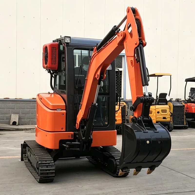 Chinese Factory Mini Track Excavator 3.5 Ton High Quality Low Price Small Excavator Multifunctional Mini Excavator  For Sale