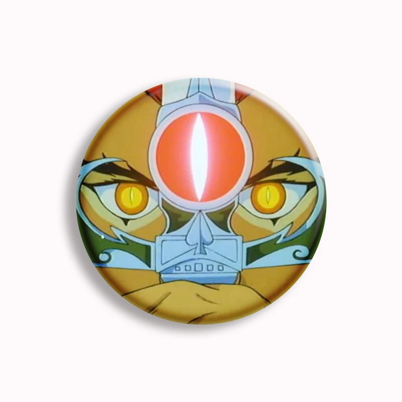 Cartoon Thundercats Logo Anime Button Pin Creative Character Brooch Badge Bag Accessories Decor Fans Collect Friends Gifts