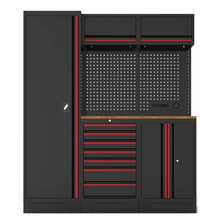 Multi-functional Work Table Drawer Combination Tool Cabinet Garage Workstation Modular Tool Box