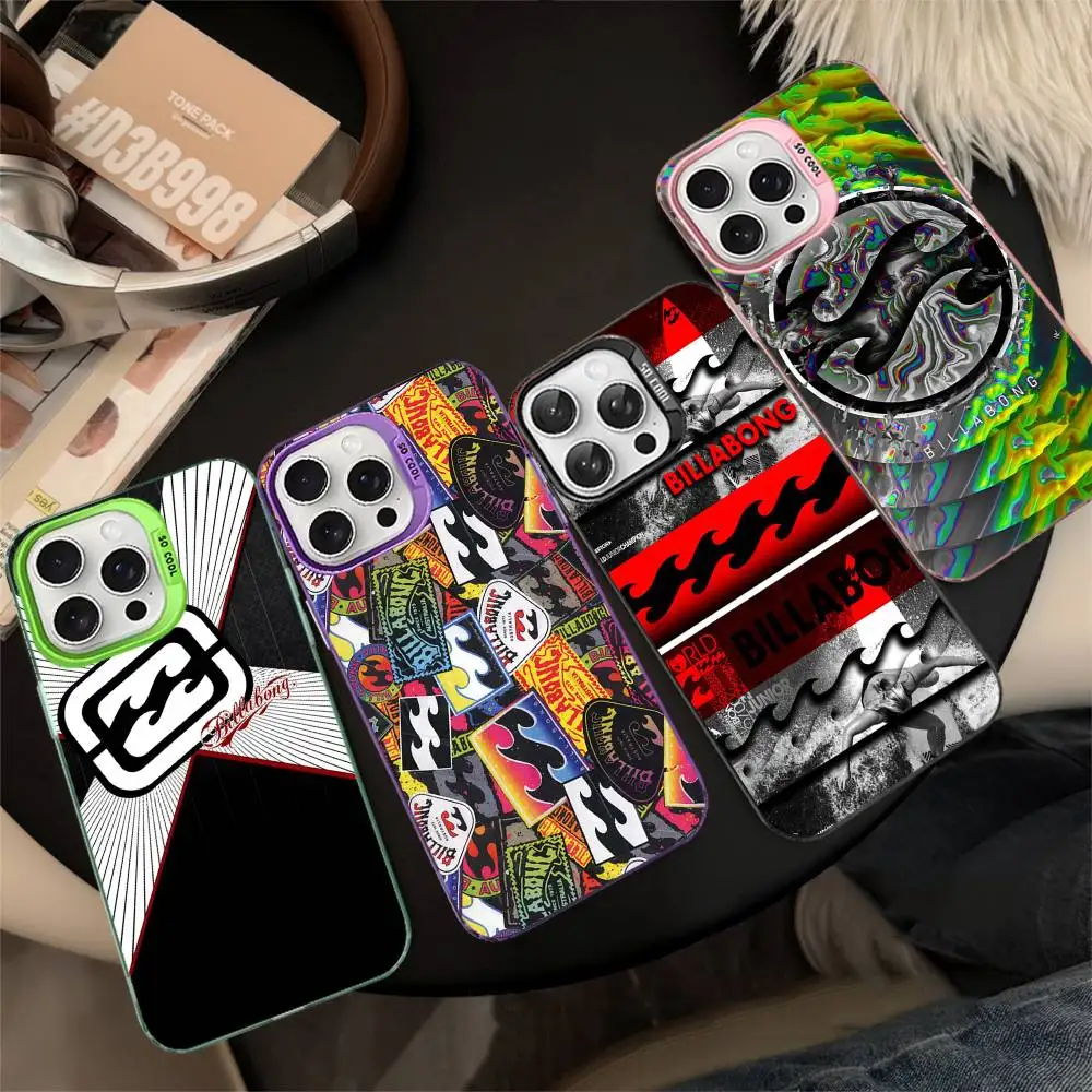 Funda de teléfono informal Surfing-B-Billabong para IPhone 17 16 15 14 13 12 11 Pro Max Plus Pro carcasa colorida