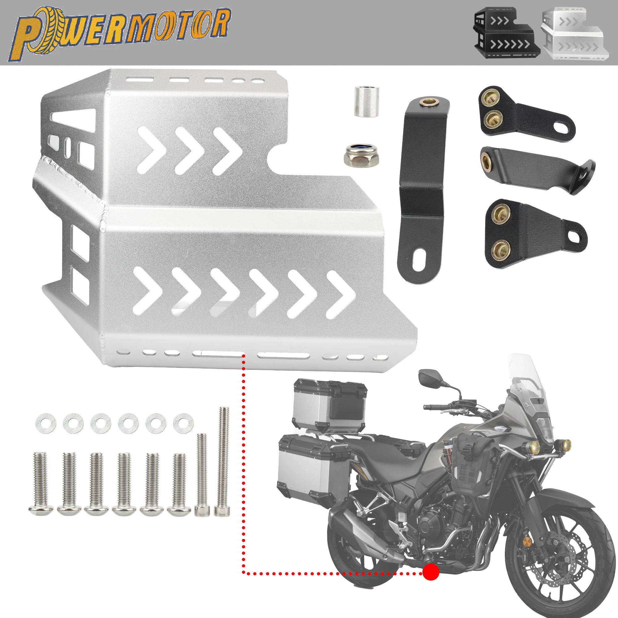 

Защитная крышка двигателя мотоцикла Honda, металлическая защитная пластина для CB500X CB 500X 500X 2022 2021 2020 2019 2023, модификации
