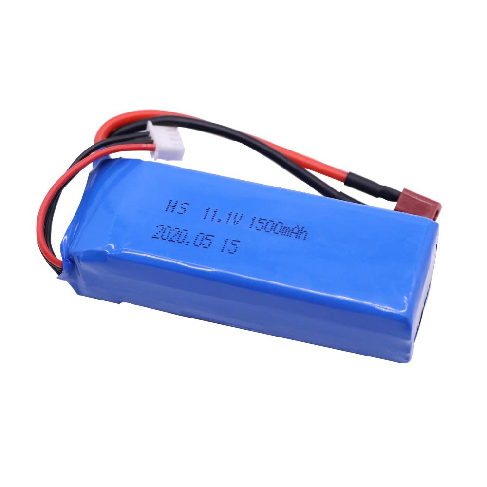 3S 11.1V 1500mAh LiPo Batteria con B3 Caricatore per WLtoys V950 RC Helicopter Airplane giocattoli accessori 11.1V Batteria T Spina