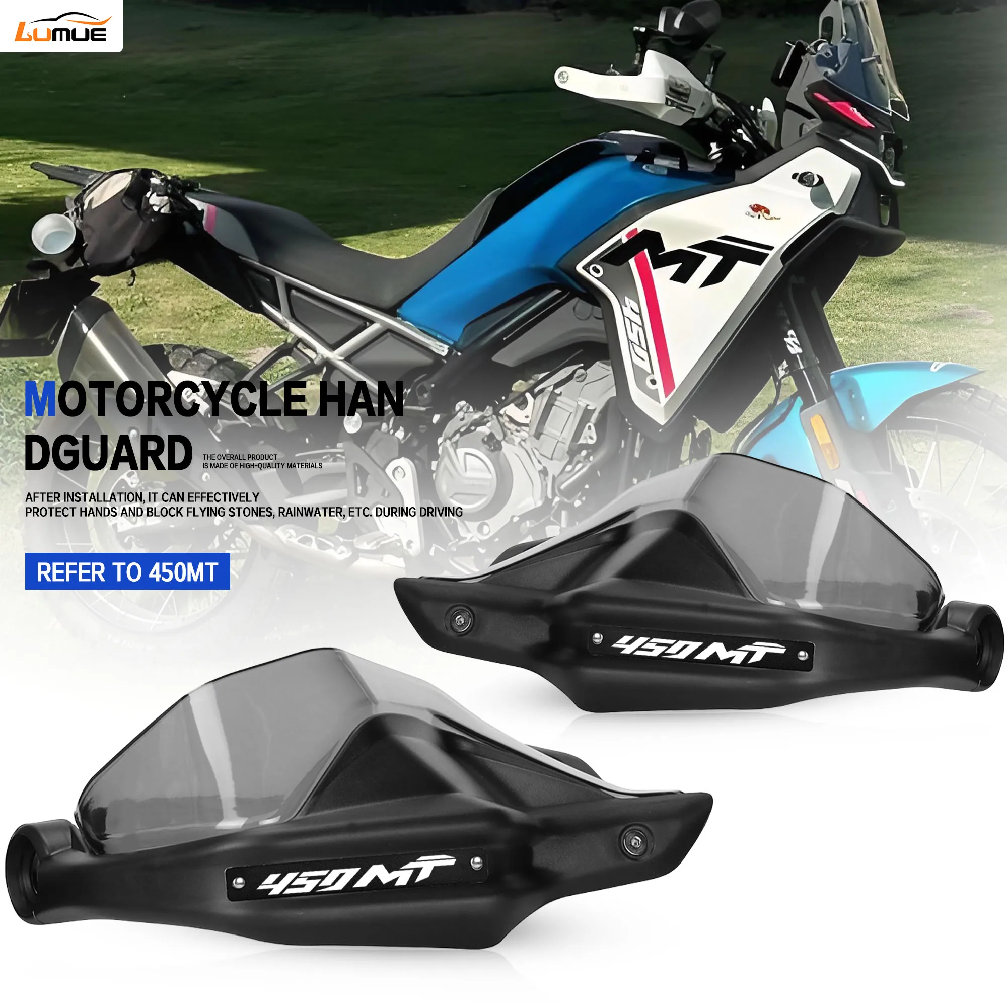 For CFMOTO 450MT CF-Moto 450 MT MT450 2024-2026 Dedicated Hand Guard Motorcycle Handguards Handlebar Guards Windshield