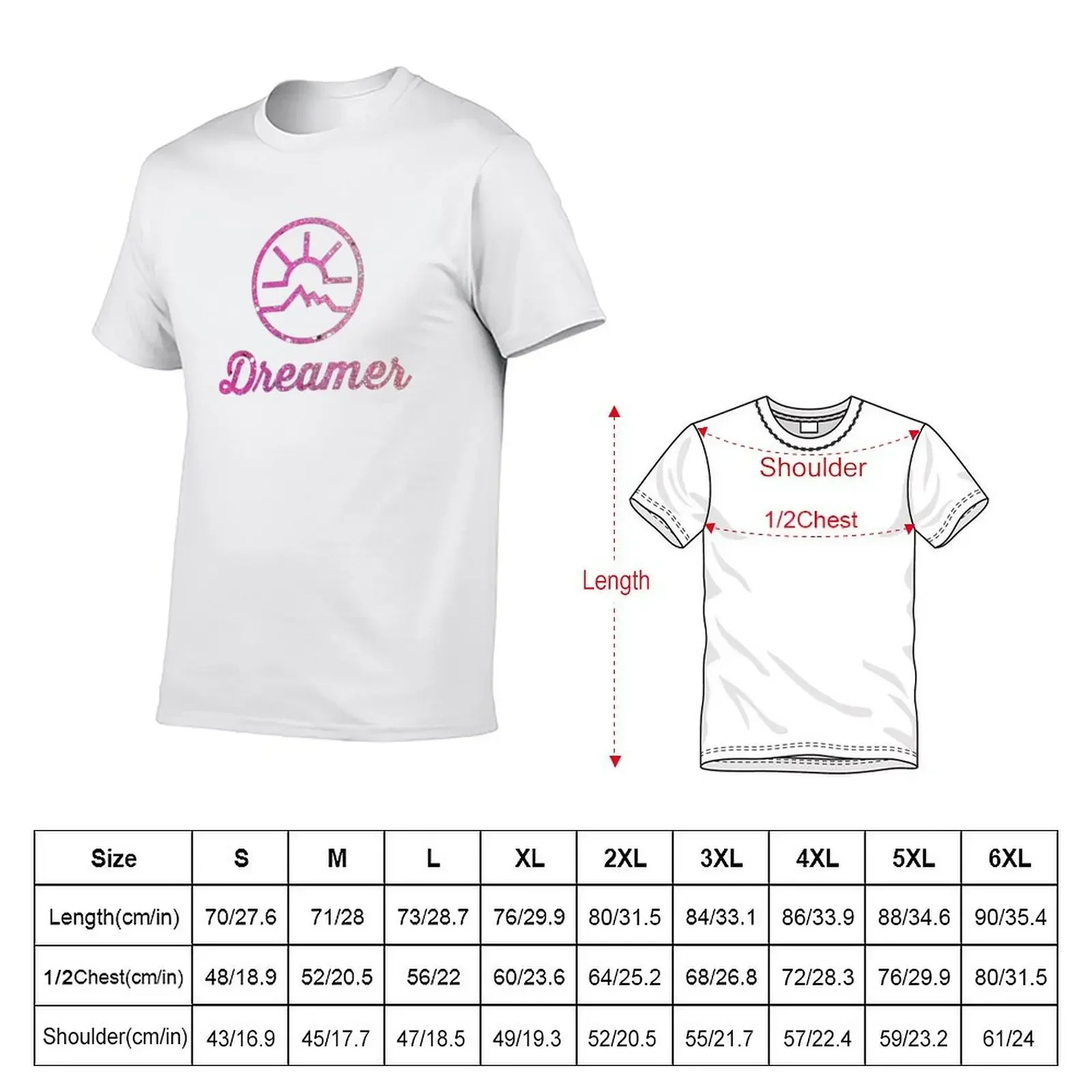 Heartland Dreamer-Camiseta rosa, camisetas negras de anime, tallas grandes en blanco, camiseta para hombre