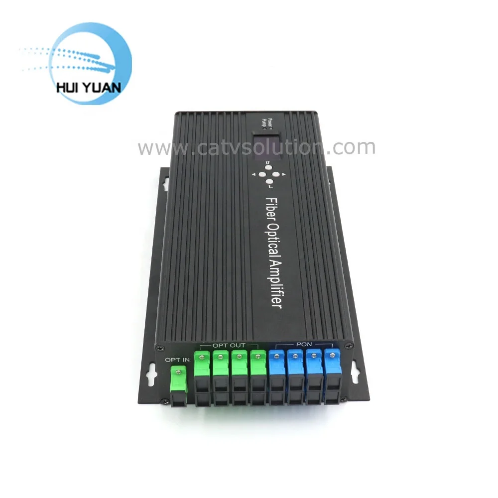 เครื่องขยายสัญญาณใยแก้วนำแสง8ทาง CATV 1550nm พลังงานสูง EDFA WDM