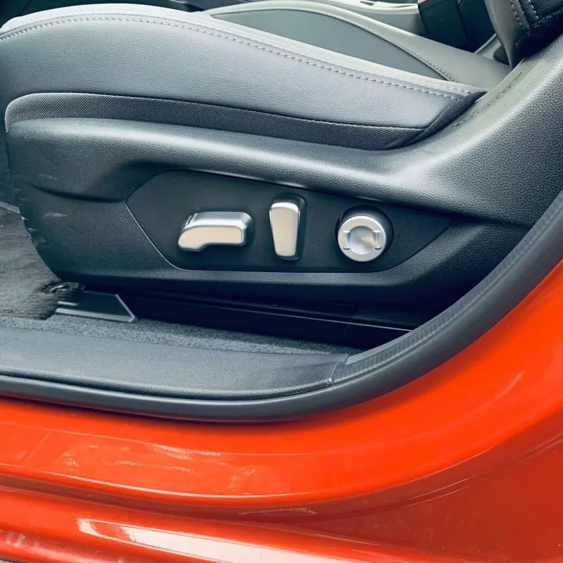 

For Subaru Crosstrek Impreza 2024 Car Accessories Interior Seat djustment Handle Cover Trim Molding Decoration Stickers W4