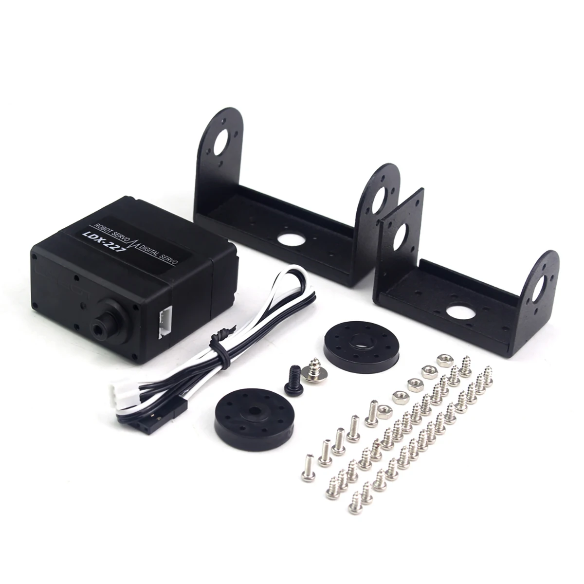 Hiwonder LDX-227 Dual Ball Bearing Full Metal Gear Digital Servo for Robot(Control Angle 270)