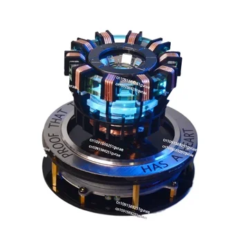 Maglev Demir Adam Reaktör El Yapımı Dekorasyon Ofis Masaüstü Yaratıcı Siyah Teknoloji Erkek Doğum Günü Hediyesi