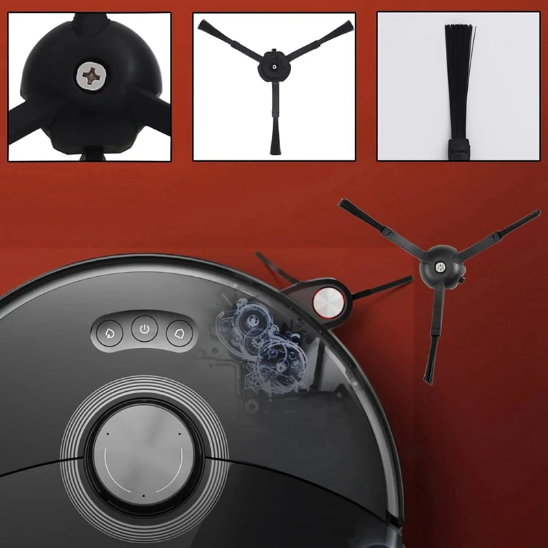 Per Roborock S8 Maxv Ultra Robot aspirapolvere Mian Side Brush filtro Hepa Mop panno sacchetti per la polvere parti di ricambio