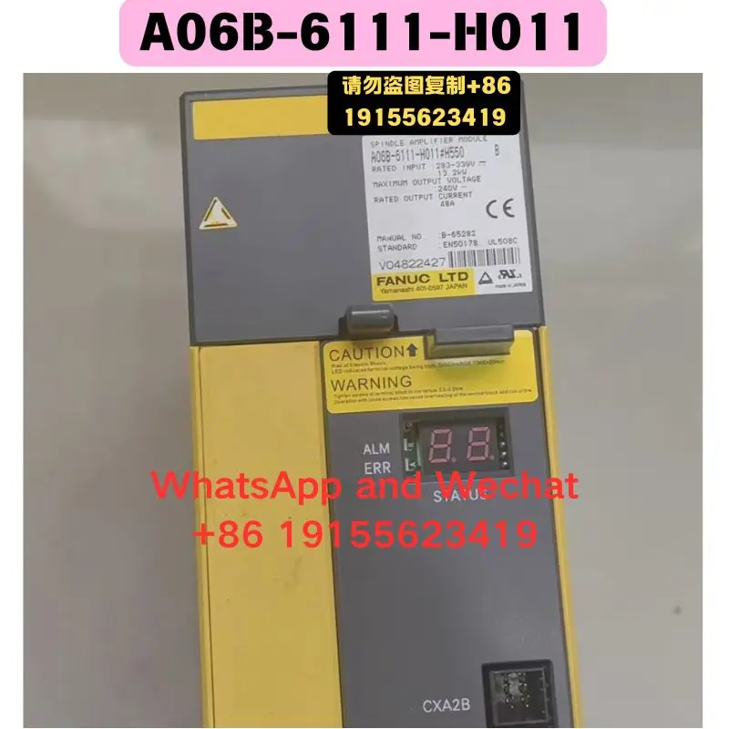 Used OEM disassembled parts A06B-6111-H011 Driver Functional test OK Quick delivery