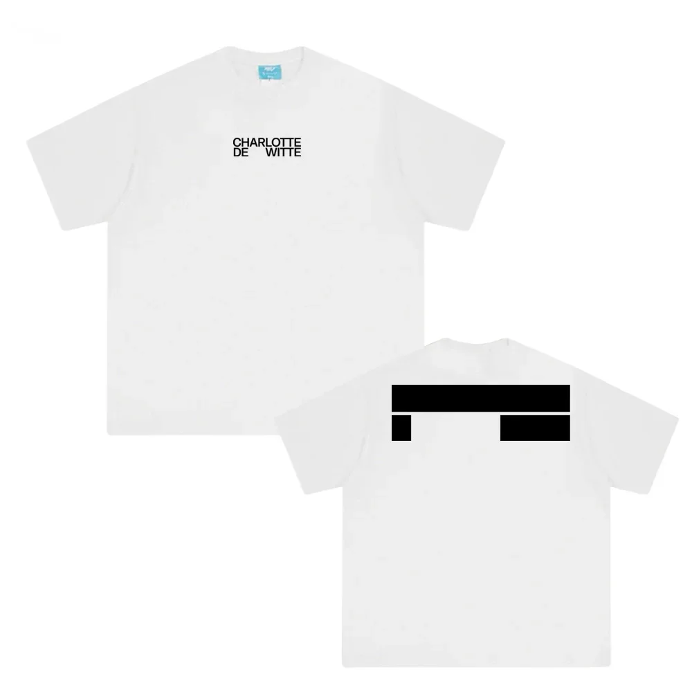 

Summer 100%Cotton T Shirt CDW-LOGOTEE-BACK Hip Hop charlotte de witte Same As Official Website High Quality 100%Cotton Tee-shirt