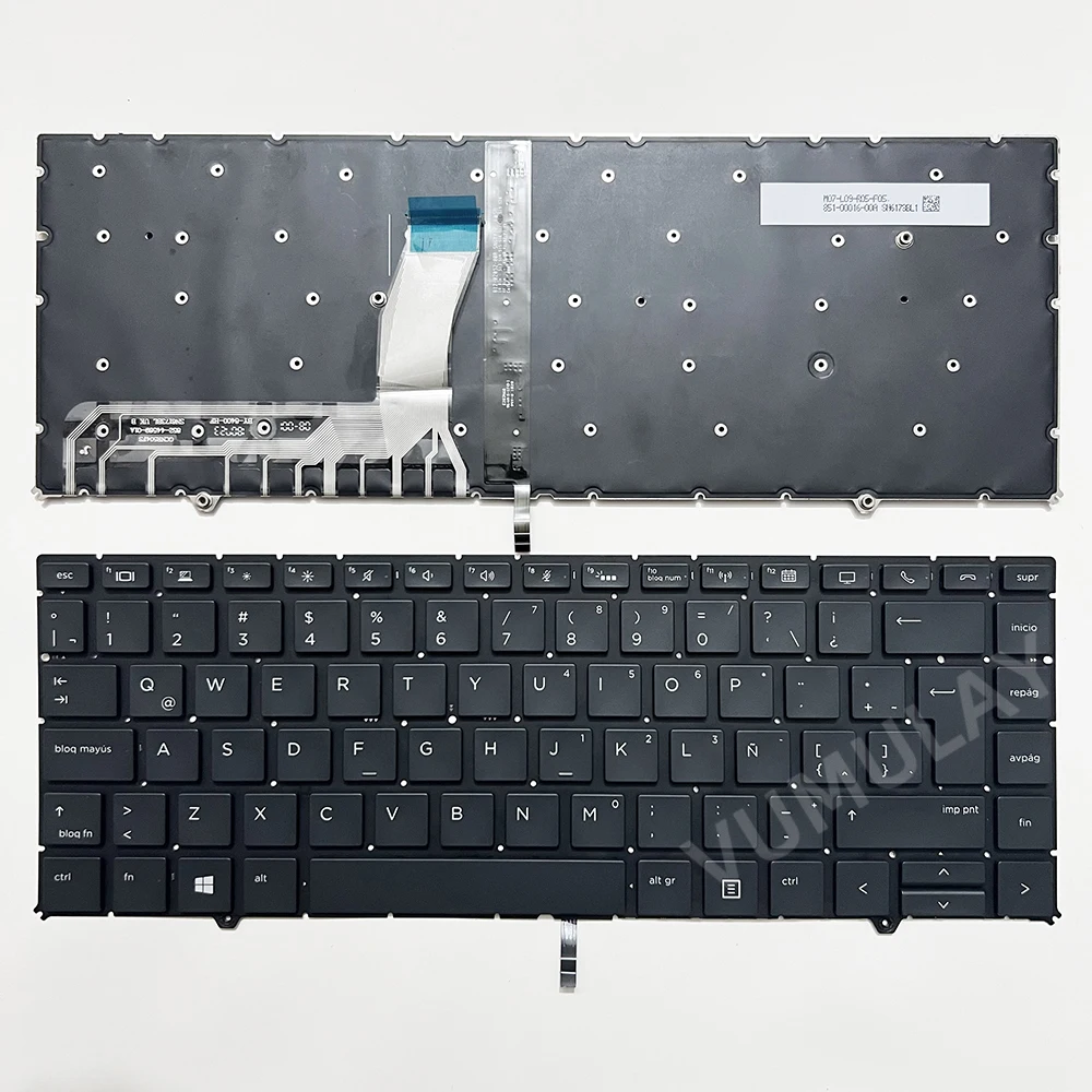 Teclado Retroiluminado Eua ou América hp Zbook Studio X360 g5 Elitebook 1050 g1 Hsn-q11c Xw1 Sg-9161074a Sn6173bl