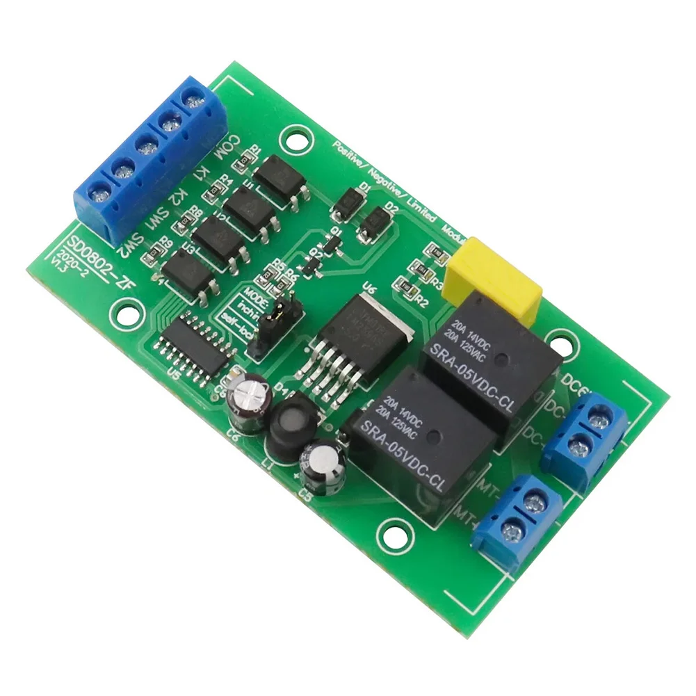 Forward Reverse DC Motor Controller 6V To 36V Relay Driver Board With Limit Switch For Linear Actuator Lifting DIY Automation