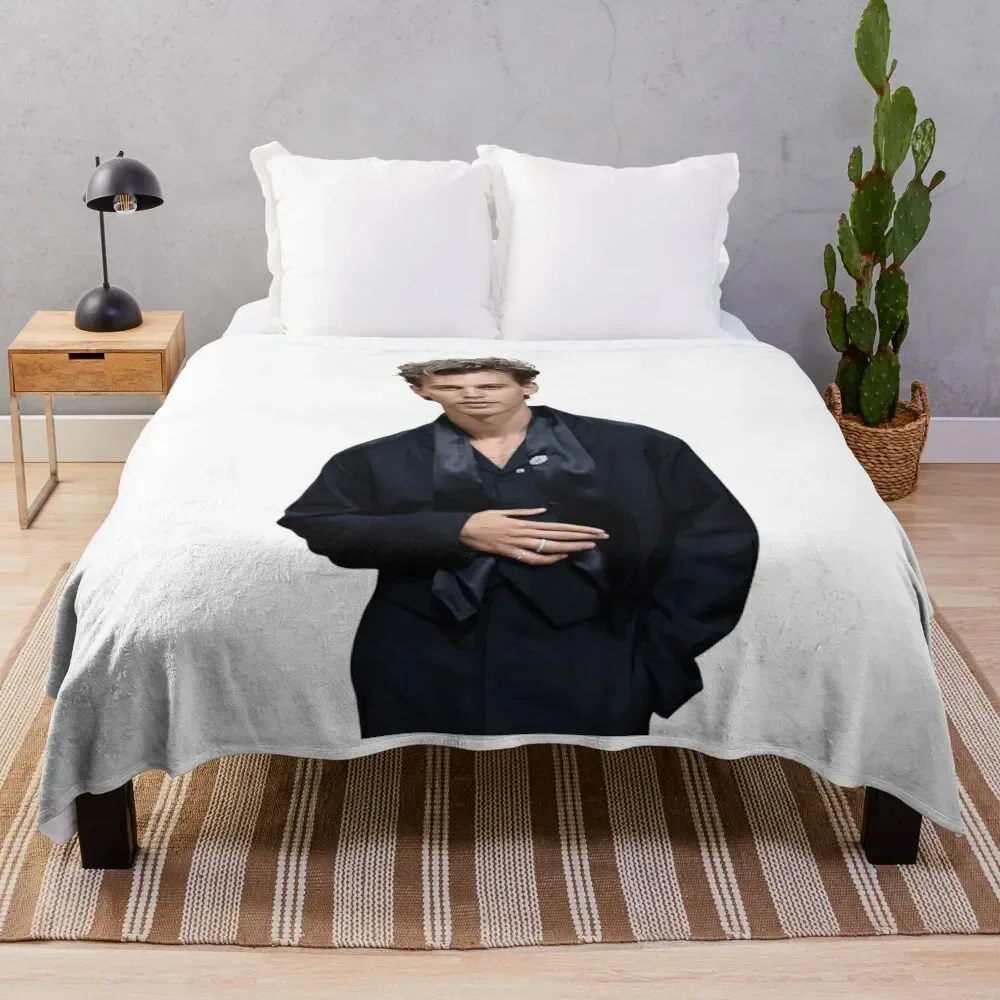 

austin butler Throw Blanket Soft Big Luxury Designer Blankets