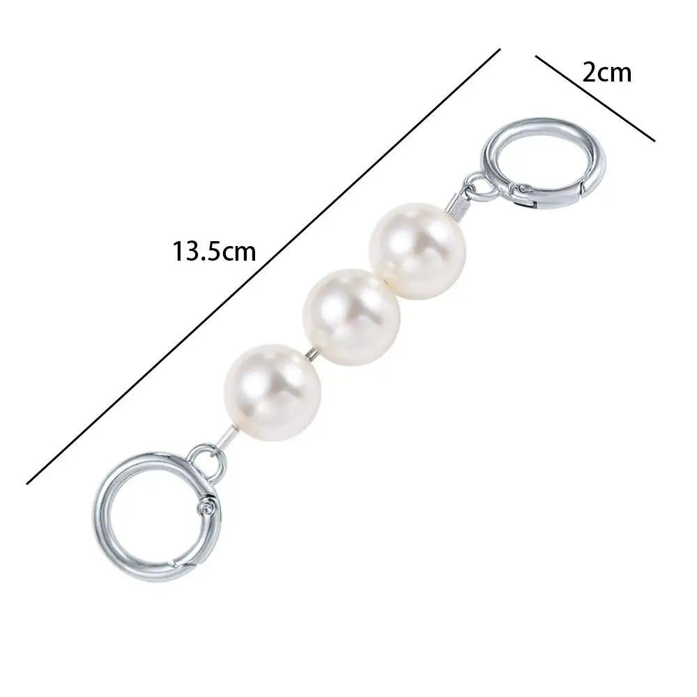 Shoulder Bag Accessory Artificial Pearl Replacement Bag Strap Extender Purse Extension Chain Handbag Handles Bag Belt